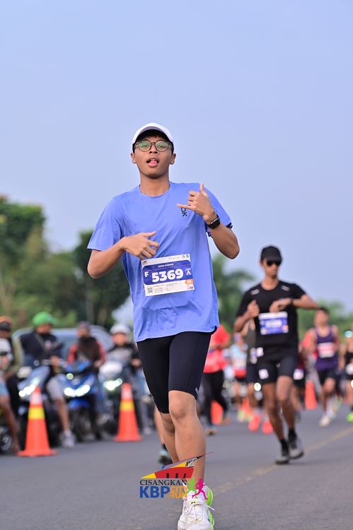 Race photo from CISANGKAN KBP CITY RUN 2025