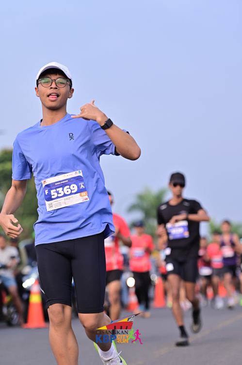 Race photo from CISANGKAN KBP CITY RUN 2025