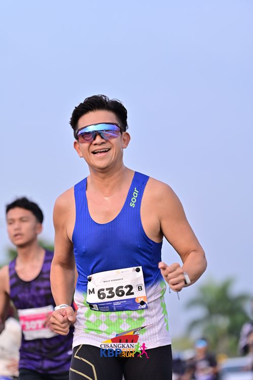 Race photo from CISANGKAN KBP CITY RUN 2025