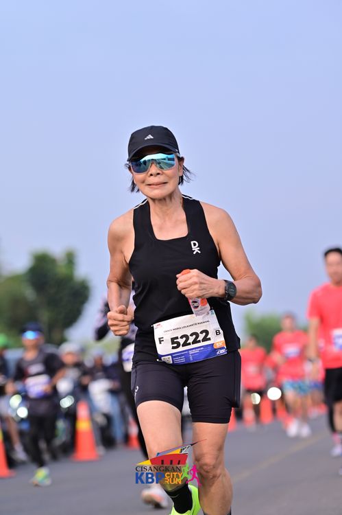 Race photo from CISANGKAN KBP CITY RUN 2025
