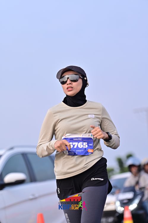 Race photo from CISANGKAN KBP CITY RUN 2025