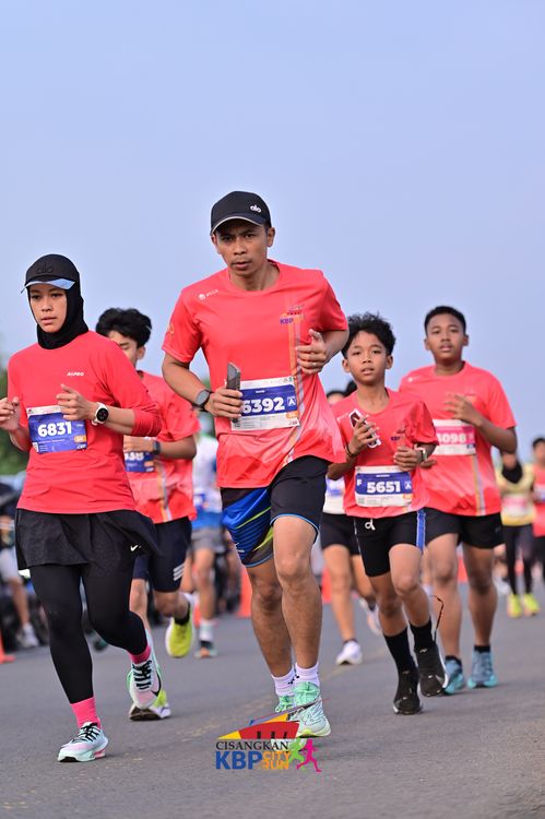 Race photo from CISANGKAN KBP CITY RUN 2025