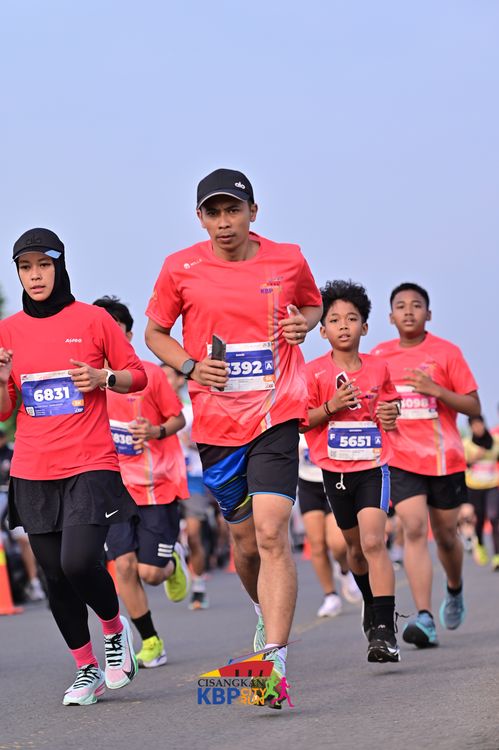 Race photo from CISANGKAN KBP CITY RUN 2025
