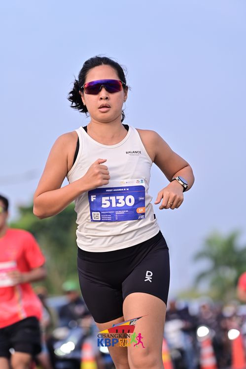 Race photo from CISANGKAN KBP CITY RUN 2025
