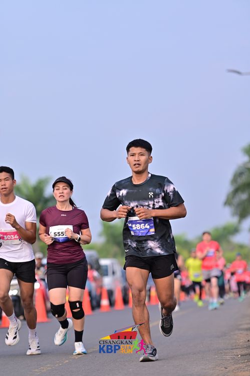 Race photo from CISANGKAN KBP CITY RUN 2025