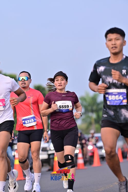 Race photo from CISANGKAN KBP CITY RUN 2025