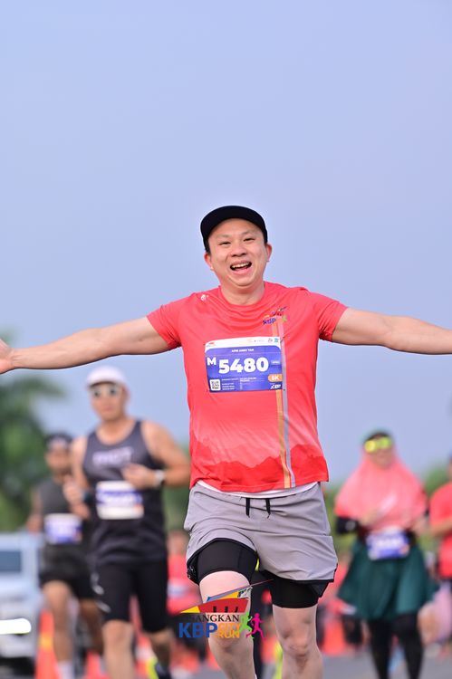 Race photo from CISANGKAN KBP CITY RUN 2025
