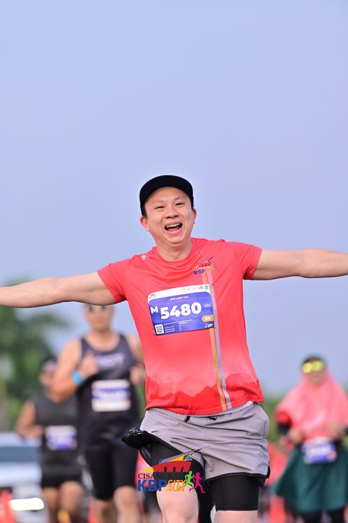 Race photo from CISANGKAN KBP CITY RUN 2025