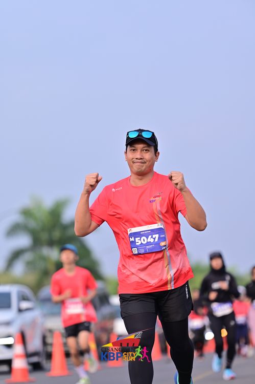 Race photo from CISANGKAN KBP CITY RUN 2025