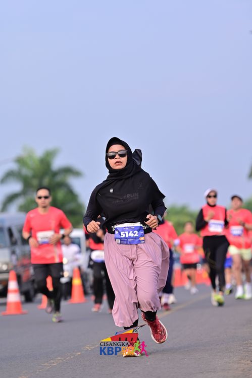 Race photo from CISANGKAN KBP CITY RUN 2025