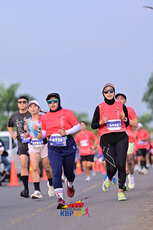 Race photo from CISANGKAN KBP CITY RUN 2025