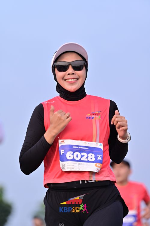 Race photo from CISANGKAN KBP CITY RUN 2025