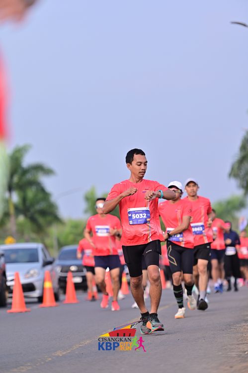 Race photo from CISANGKAN KBP CITY RUN 2025