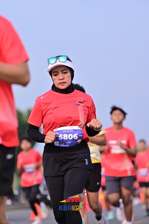 Race photo from CISANGKAN KBP CITY RUN 2025