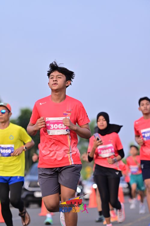Race photo from CISANGKAN KBP CITY RUN 2025