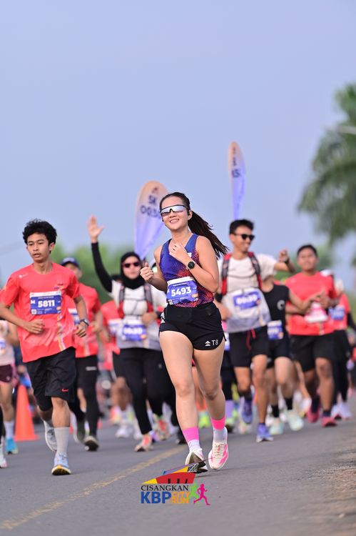 Race photo from CISANGKAN KBP CITY RUN 2025