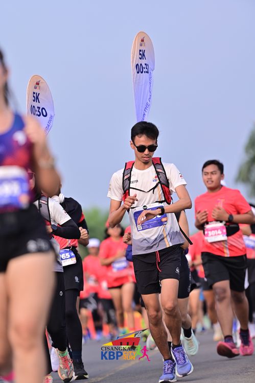 Race photo from CISANGKAN KBP CITY RUN 2025