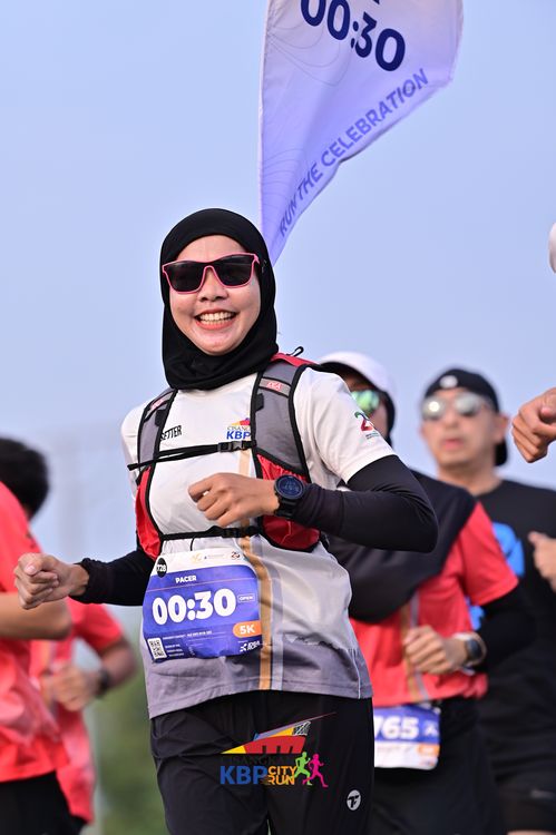 Race photo from CISANGKAN KBP CITY RUN 2025