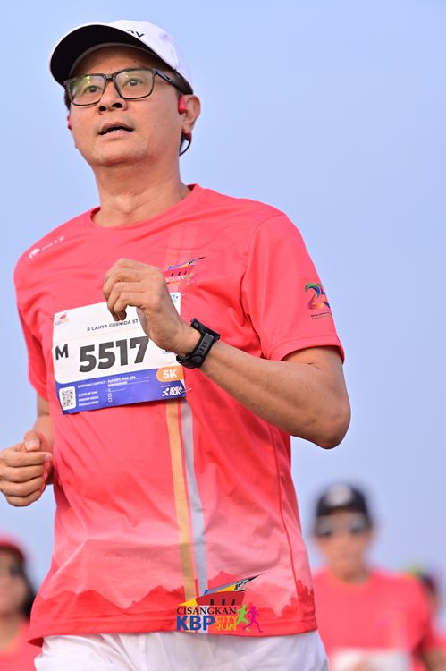 Race photo from CISANGKAN KBP CITY RUN 2025