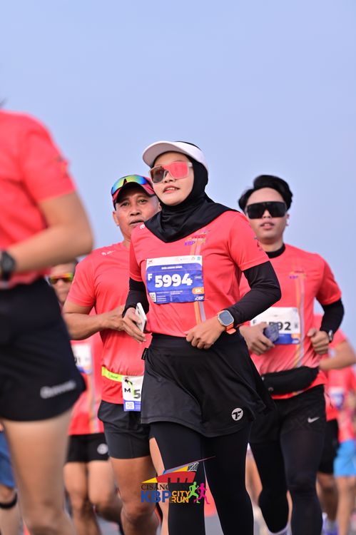 Race photo from CISANGKAN KBP CITY RUN 2025