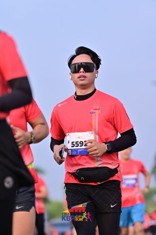 Race photo from CISANGKAN KBP CITY RUN 2025