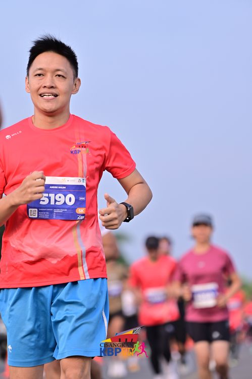 Race photo from CISANGKAN KBP CITY RUN 2025