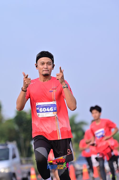 Race photo from CISANGKAN KBP CITY RUN 2025