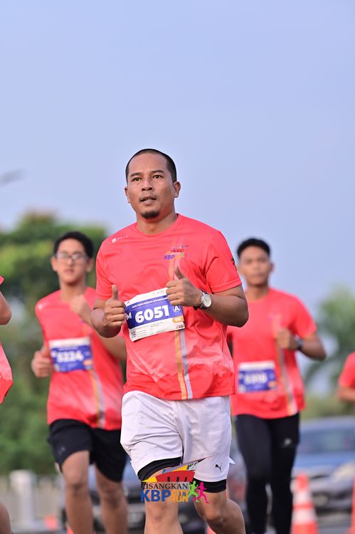 Race photo from CISANGKAN KBP CITY RUN 2025