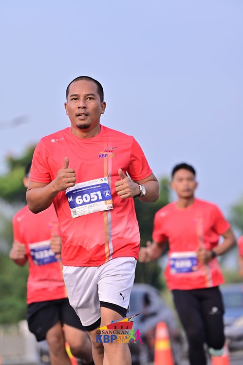 Race photo from CISANGKAN KBP CITY RUN 2025