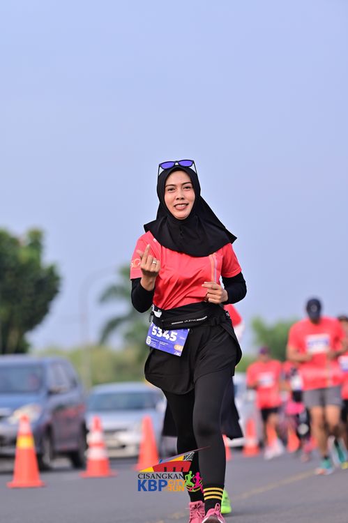 Race photo from CISANGKAN KBP CITY RUN 2025