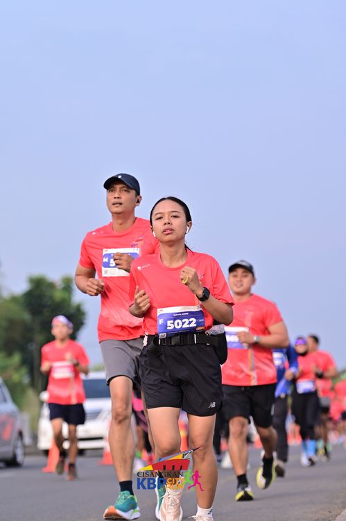 Race photo from CISANGKAN KBP CITY RUN 2025
