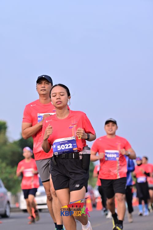 Race photo from CISANGKAN KBP CITY RUN 2025