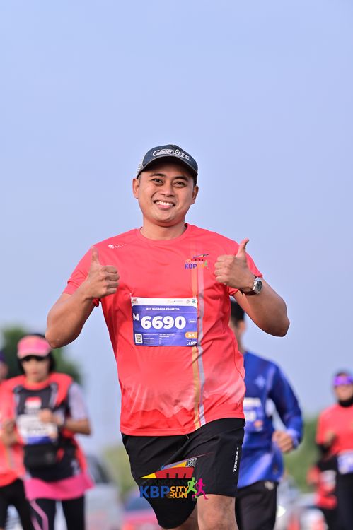 Race photo from CISANGKAN KBP CITY RUN 2025