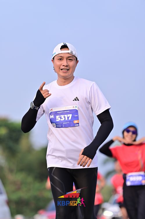 Race photo from CISANGKAN KBP CITY RUN 2025