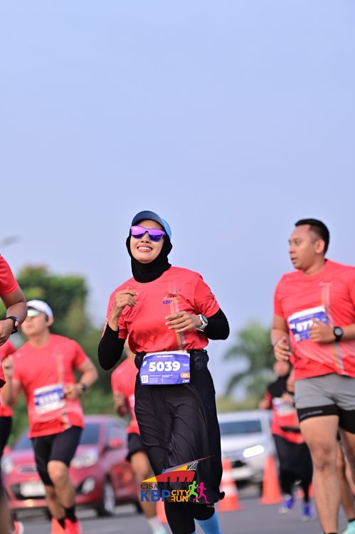Race photo from CISANGKAN KBP CITY RUN 2025