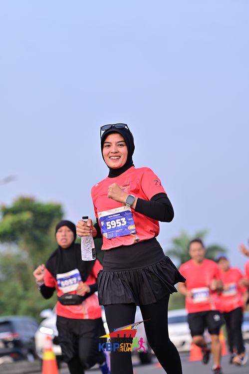 Race photo from CISANGKAN KBP CITY RUN 2025