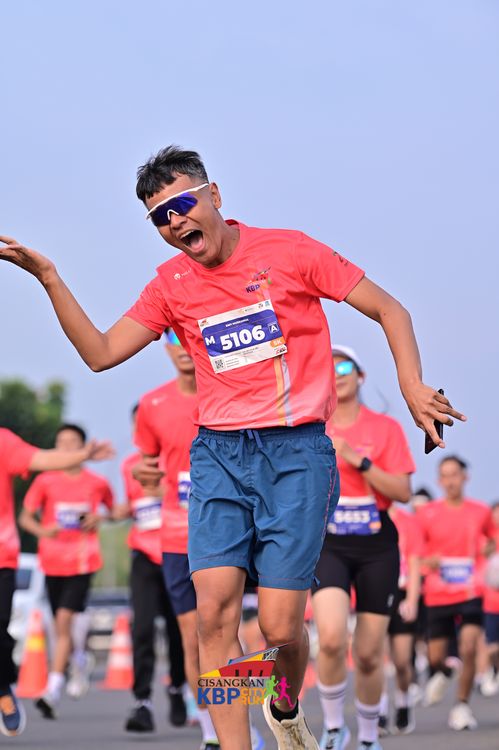 Race photo from CISANGKAN KBP CITY RUN 2025