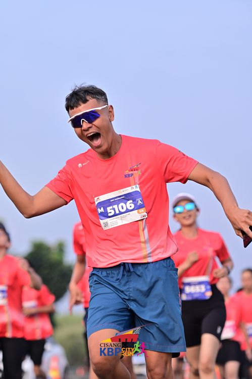 Race photo from CISANGKAN KBP CITY RUN 2025