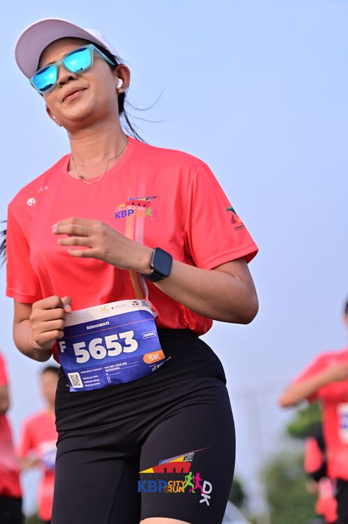 Race photo from CISANGKAN KBP CITY RUN 2025