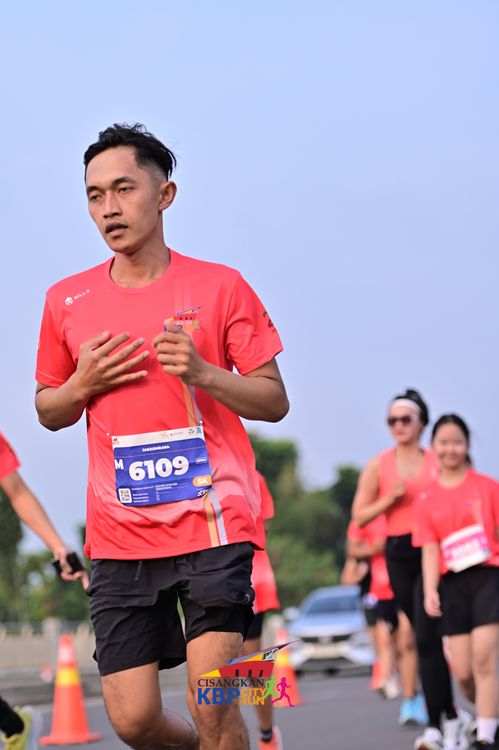 Race photo from CISANGKAN KBP CITY RUN 2025