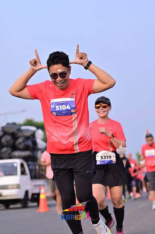 Race photo from CISANGKAN KBP CITY RUN 2025