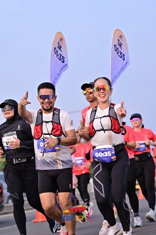 Race photo from CISANGKAN KBP CITY RUN 2025