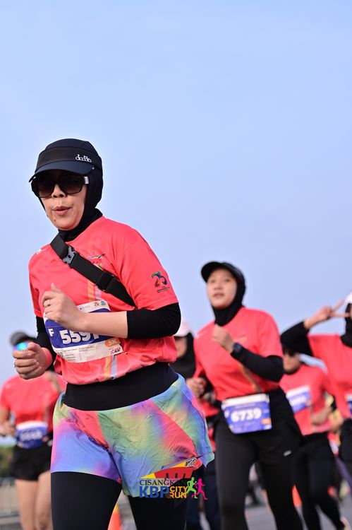 Race photo from CISANGKAN KBP CITY RUN 2025
