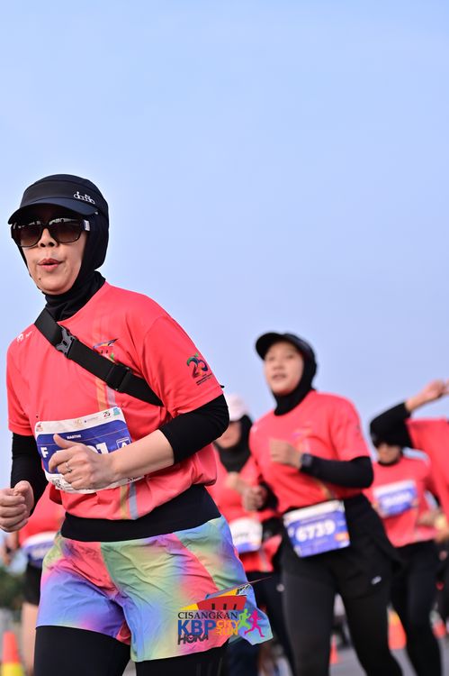 Race photo from CISANGKAN KBP CITY RUN 2025