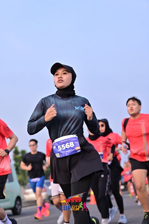 Race photo from CISANGKAN KBP CITY RUN 2025