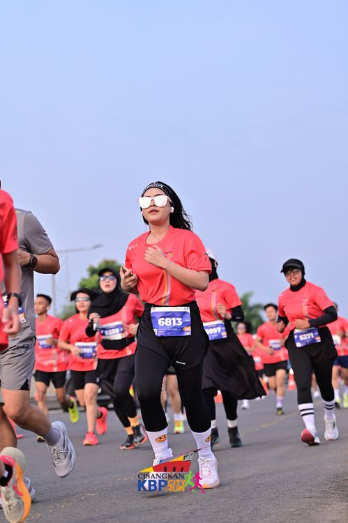 Race photo from CISANGKAN KBP CITY RUN 2025