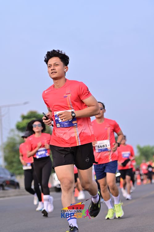 Race photo from CISANGKAN KBP CITY RUN 2025