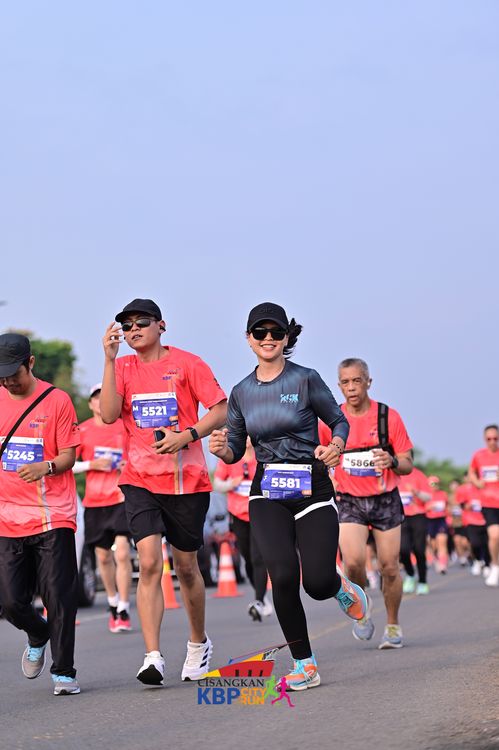 Race photo from CISANGKAN KBP CITY RUN 2025