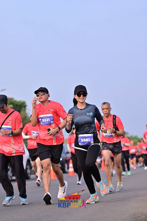 Race photo from CISANGKAN KBP CITY RUN 2025