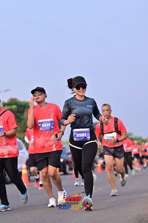 Race photo from CISANGKAN KBP CITY RUN 2025